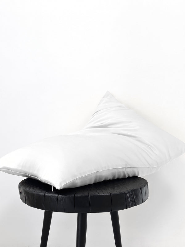 White Double-sided Slik Pillowcase