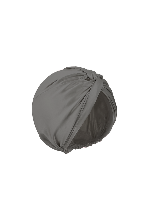 Dark Grey Knot Turban